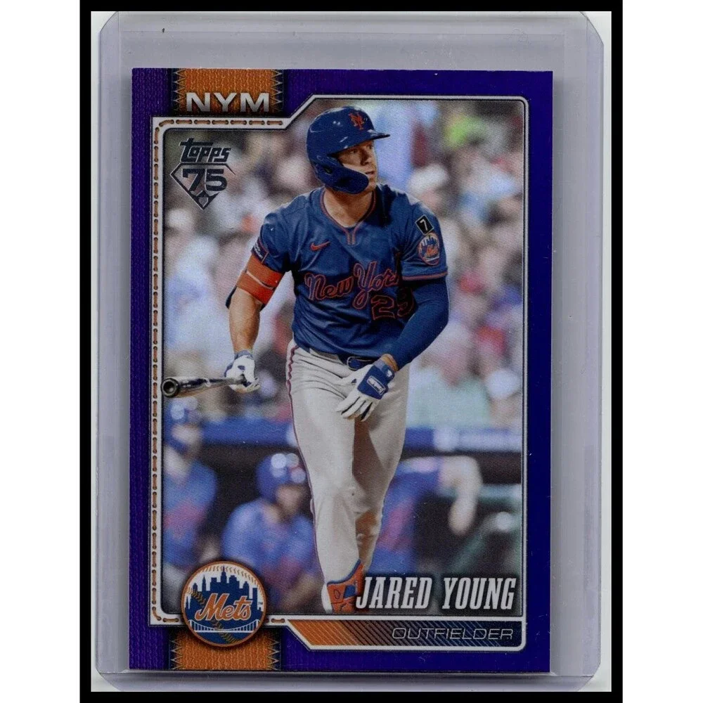 2026 Topps Jared Young #699 New York Mets Gold #/2026